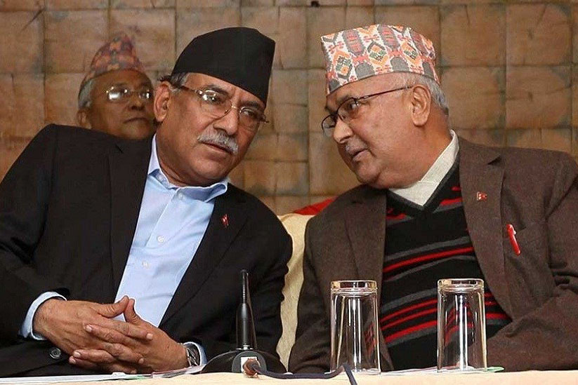 प्रधानमन्त्री ओली र अध्यक्ष दाहालबीच भेटवार्ता