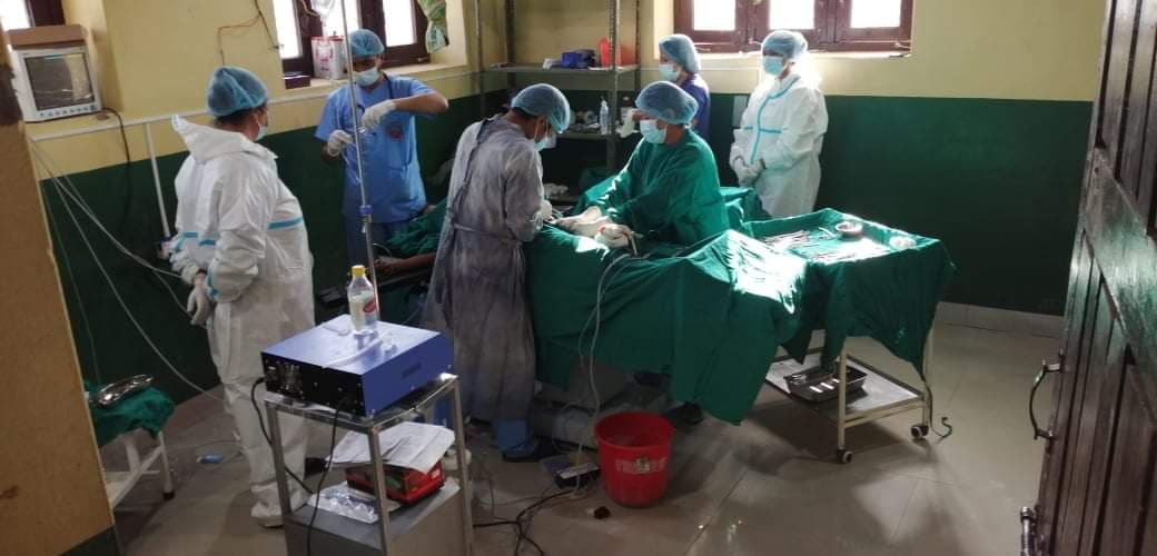 कोल्टीमा पहिलो पटक अप्रेसनबाट प्रसुती गराईयो