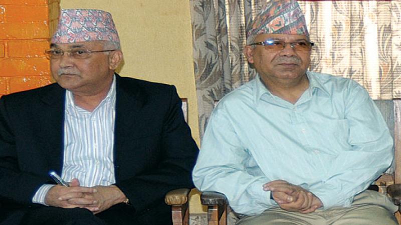 नेकपा एमालेका दुवै समूह विभाजित