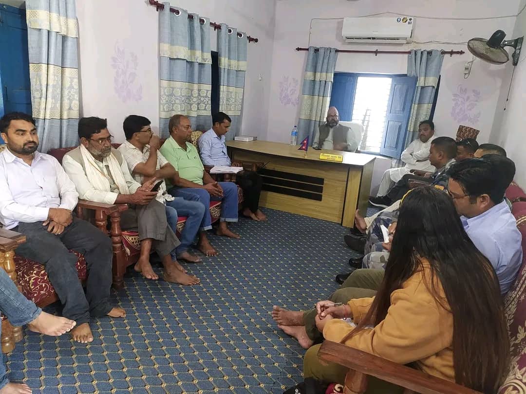 नरैनापुरको विपद् व्यवस्थापन समितिको बैठक सम्पन्न